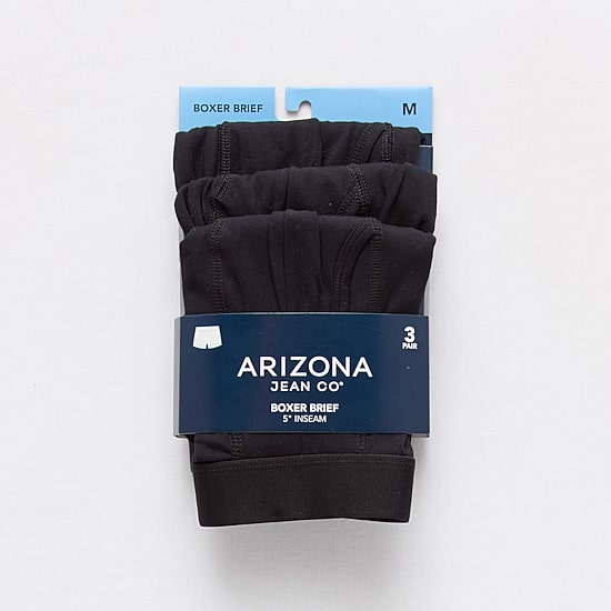 Arizona Mens 3 Pack Boxer Briefs 379140