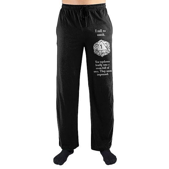Dungeons And Dragons Mens Fleece 1 Pair Pajama Pants