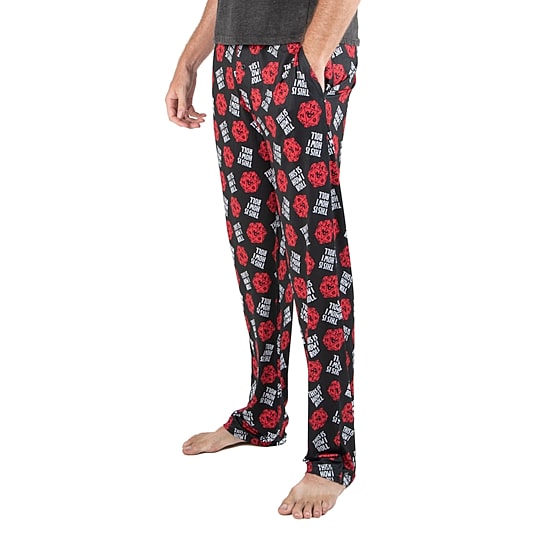 Dungeons Dragons Mens Fleece Pajama Pants