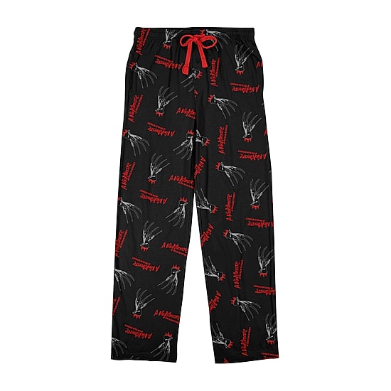 Nightmare On Elm Street Mens Fleece Pajama Pants