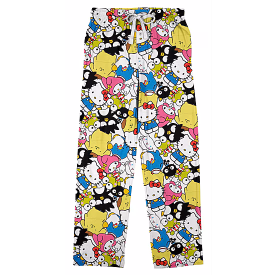 Mens Fleece Hello Kitty 1 Pair Pajama Pants