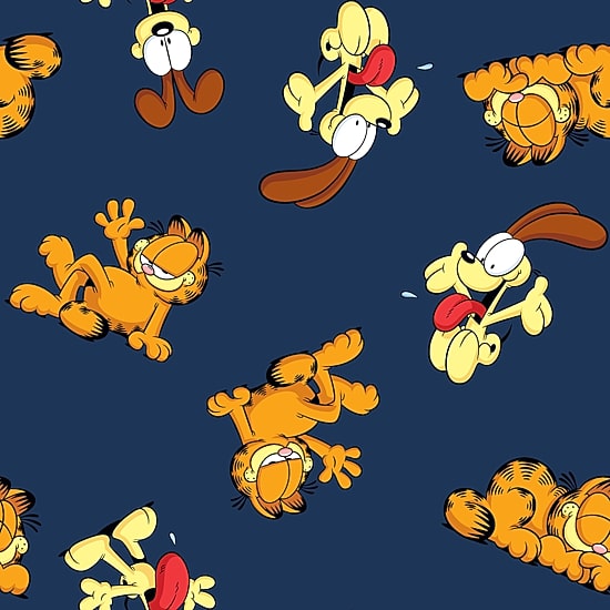 Mens Fleece Garfield 1 Pair Pajama Pants