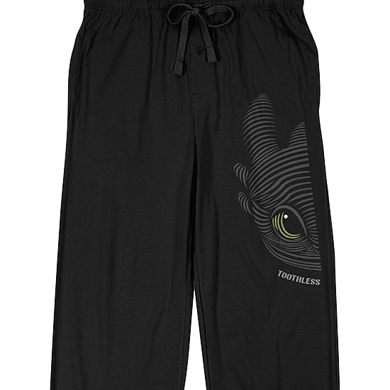 Dragon Toothless Mens Fleece 1 Pair Pajama Pants