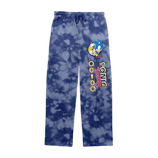 Mens Fleece Sonic the Hedgehog 1 Pair Pajama Pants