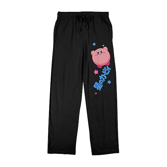 Mens Fleece Kirby 1 Pair Pajama Pants
