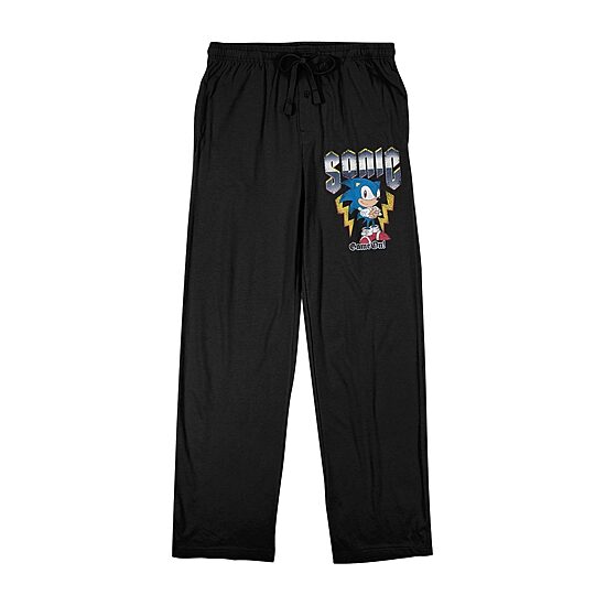 Mens Fleece Sonic the Hedgehog 1 Pair Pajama Pants