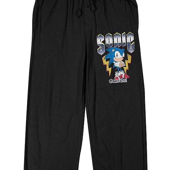 Mens Fleece Sonic the Hedgehog 1 Pair Pajama Pants