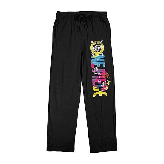 One Piece Live Action Mens Fleece 1 Pair Pajama Pants