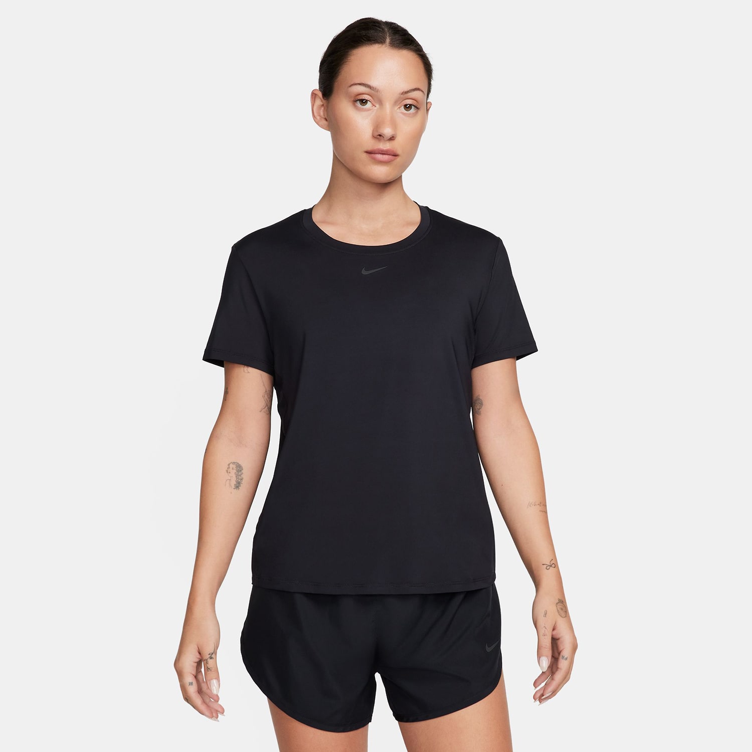 Nike Womens Crew Neck Short Sleeve Quick Dry Active T-Shirt