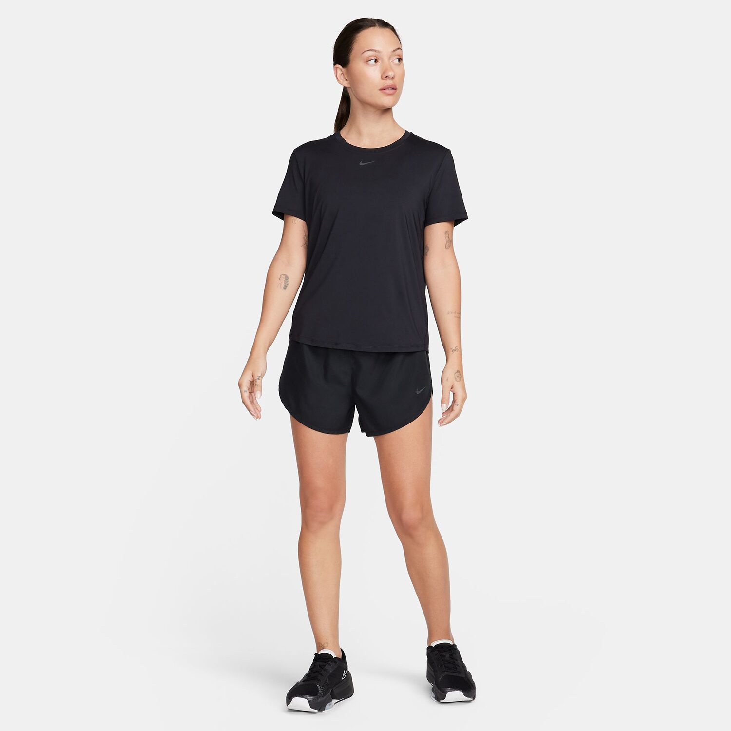 Nike Womens Crew Neck Short Sleeve Quick Dry Active T-Shirt
