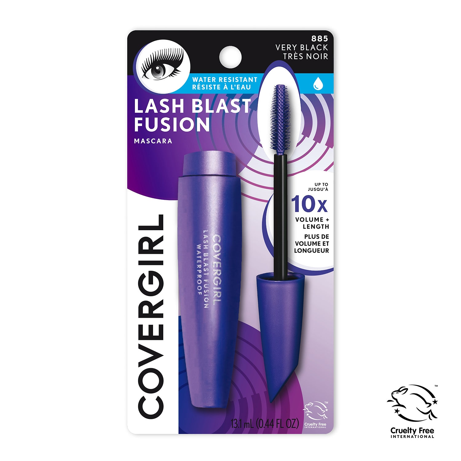 COVERLIGHT Lash Blast Fusion Water Resistant Mascara