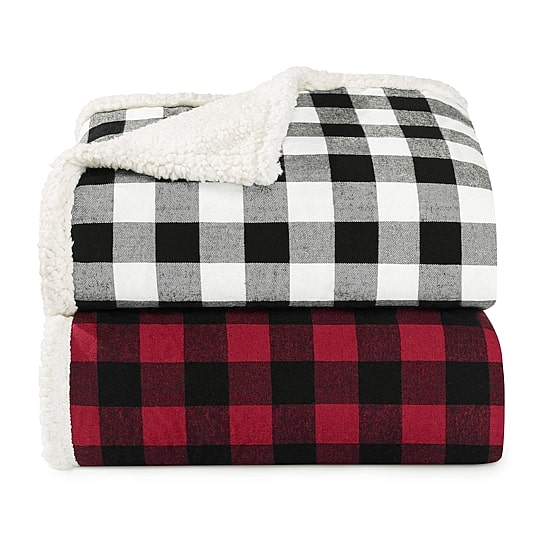 Eddie Bauer Cabin Plaid Washable Lightweight Throw
