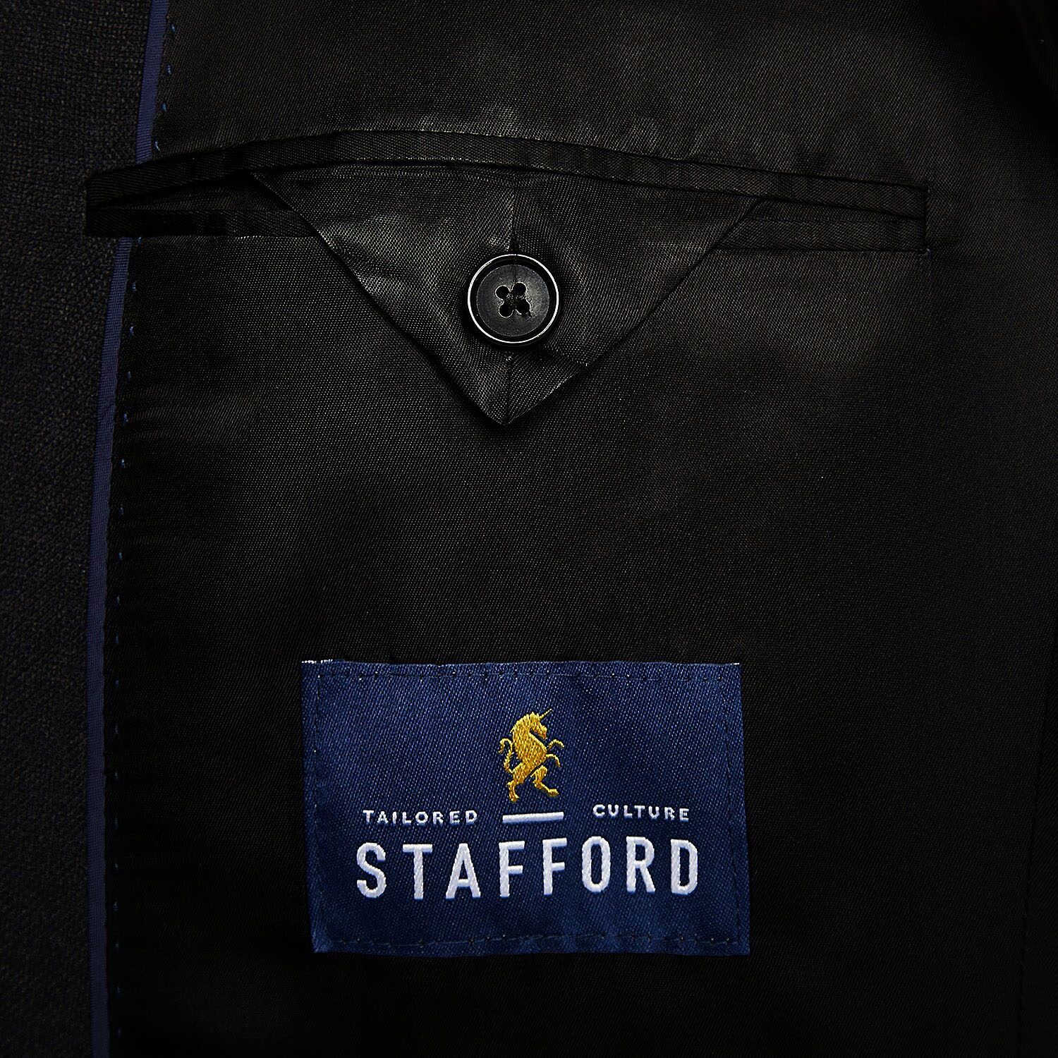 Stafford Hopsack Mens Stretch Fabric Classic Fit Big and Tall Blazer