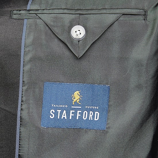 Stafford Coolmax All Season Ecomade Mens Big and Tall Classic Fit Tuxedo Jacket