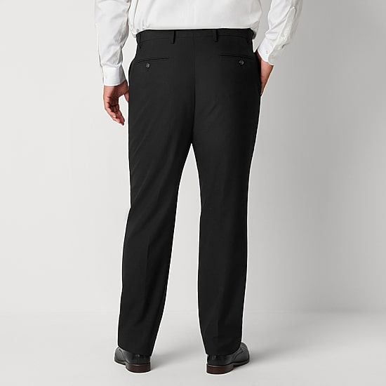 Shaquille O'Neal XLG™ Mens Big and Tall Stretch Fabric Classic Fit Flat Front Suit Pant