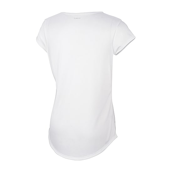 adidas Little Girls Round Neck Short Sleeve Regular Fit Graphic T-Shirt