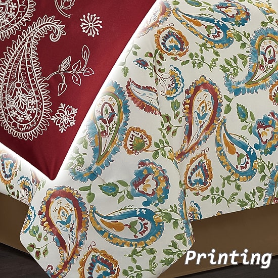 Stratford Park Bethany 7-pc. Paisley Midweight Comforter Set