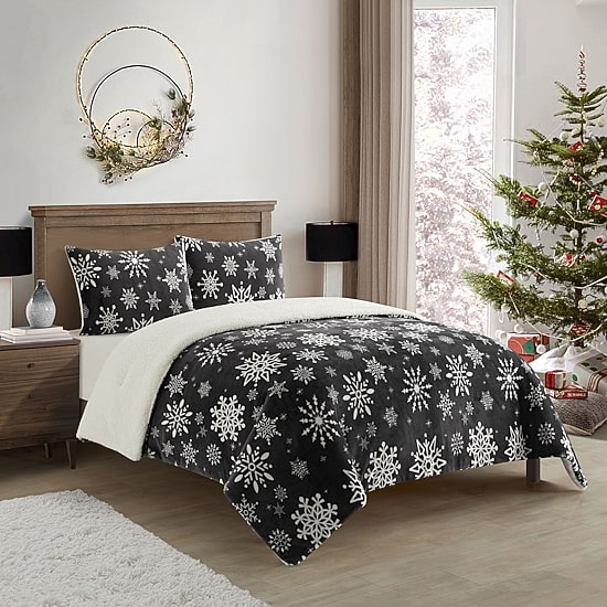 Stratford Park Rowley 3pc Geometric Midweight Comforter Set