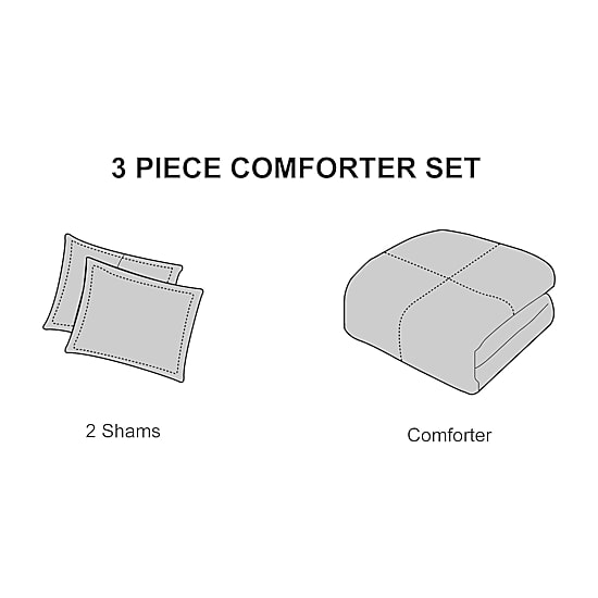 Stratford Park Dasher 3pc Southwest Midweight Comforter Set