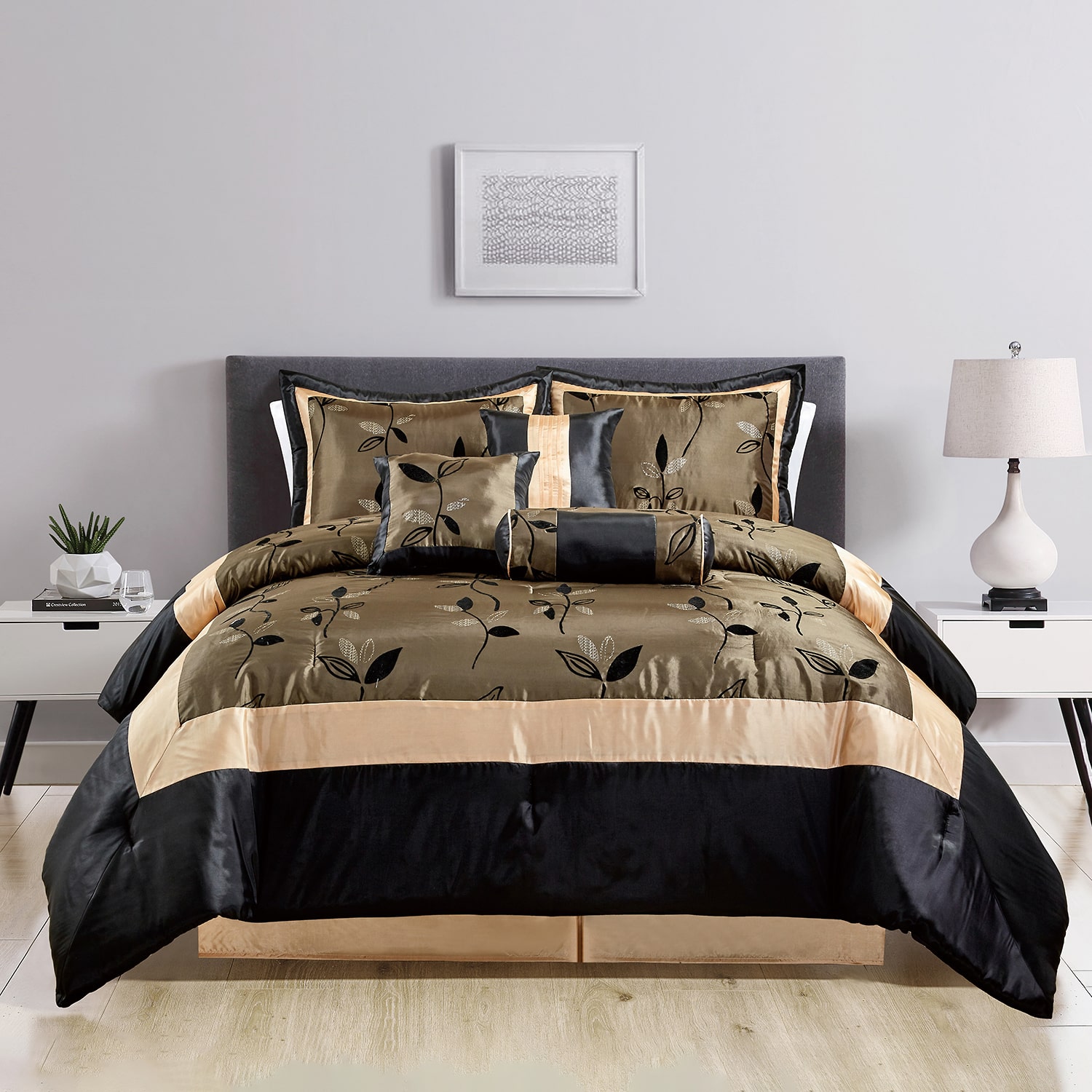 Stratford Park Astrid 7-pc. Geometric Midweight Comforter Set