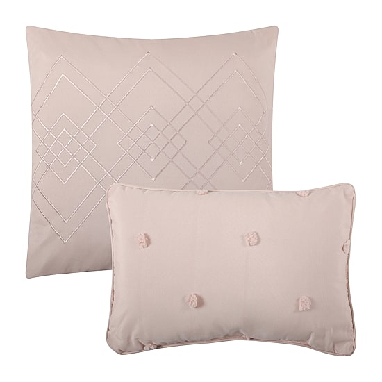 Stratford Park Farah 5pc Geometric Midweight Comforter Set