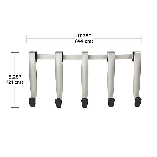 Umbra 17" Wide 5 Hook Over Door Storage