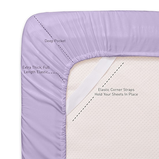 Sweet Home Collection™ Supreme Soft Microfiber Wrinkle Free 4-Piece Sheet Set