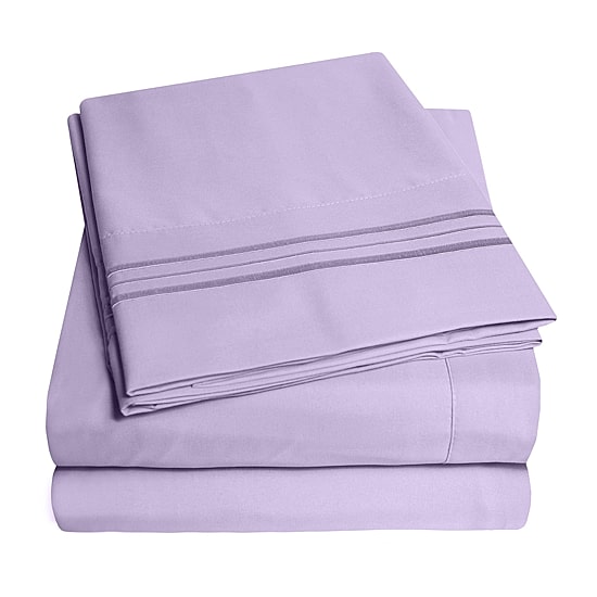 Sweet Home Collection™ Supreme Soft Microfiber Wrinkle Free 4-Piece Sheet Set