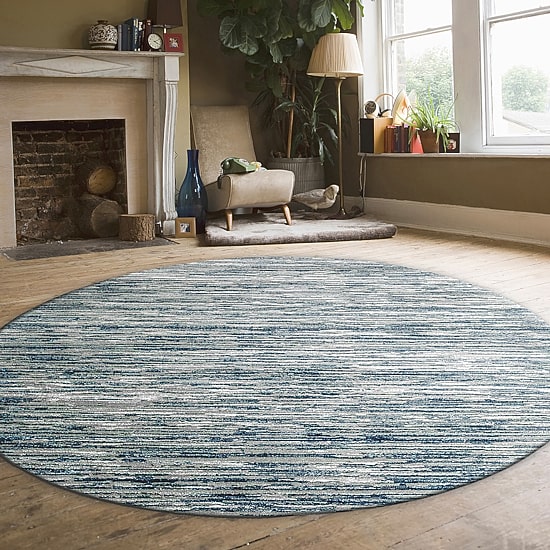 Radici Davide Stripe Indoor Round Area Rug