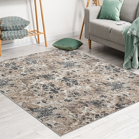 Radici Livigno Floral Washable Indoor Rectangular Accent Rug