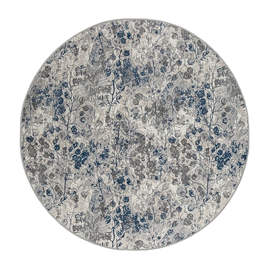 Radici Livigno Floral Indoor Round Area Rug