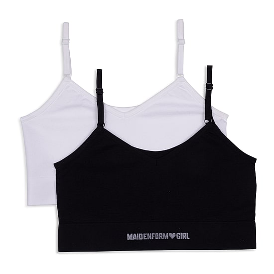 Maidenform Big Kid Girls Seamless Multi-Pack 2-pc. Bralette Rj4324-As1