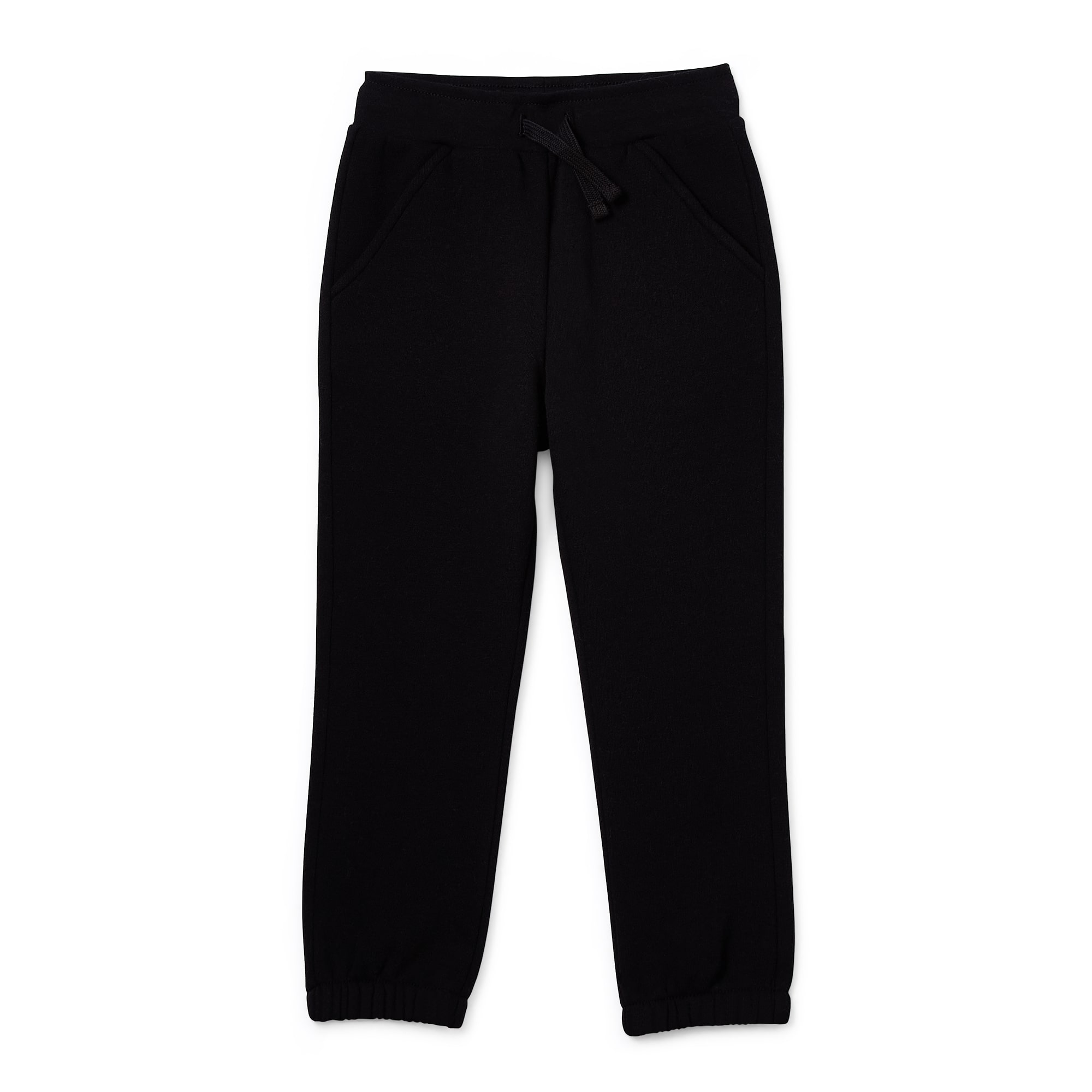Okie Dokie Toddler Boys Drawstring Waist Cinched Regular Fit Fleece Jogger Pant