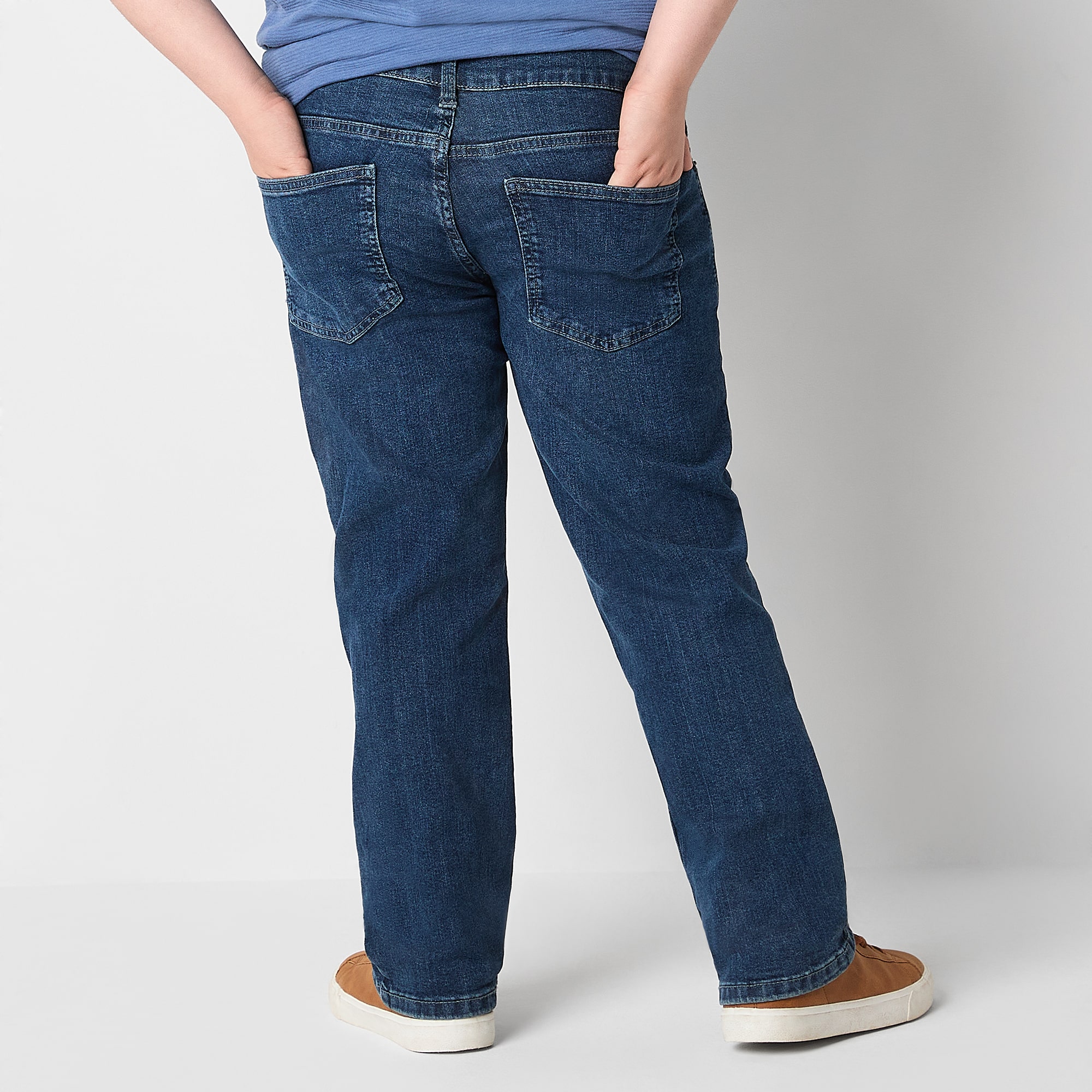 Thereabouts Little & Big Kid Boys Adjustable Waist Stretch Fabric Slim Fit Jean
