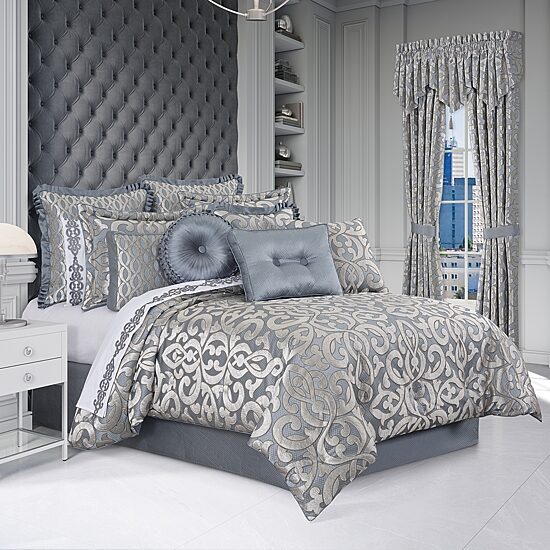Queen Street Bacoli 4-pc. Midweight Embellished Comforter Set