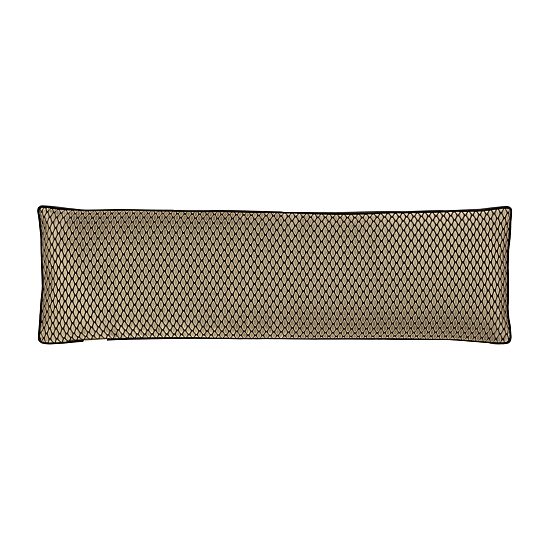 Queen Street Blythe Black & Gold Rectangular Throw Pillow