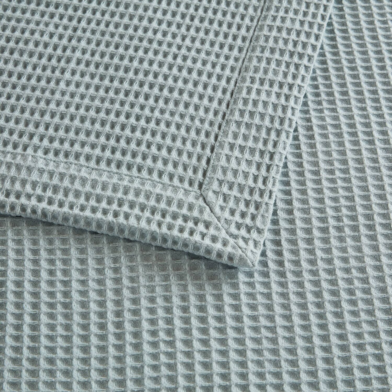 Madison Park Waffle Weave Cotton Lightweight Blanket