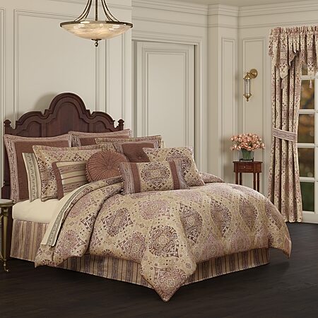 Queen Street Wallace Terracotta 4-pc. Midweight Comforter Set