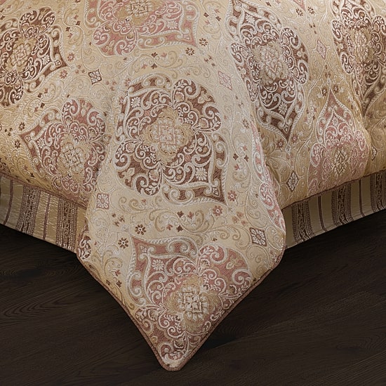 Queen Street Wallace Terracotta 4-pc. Midweight Comforter Set