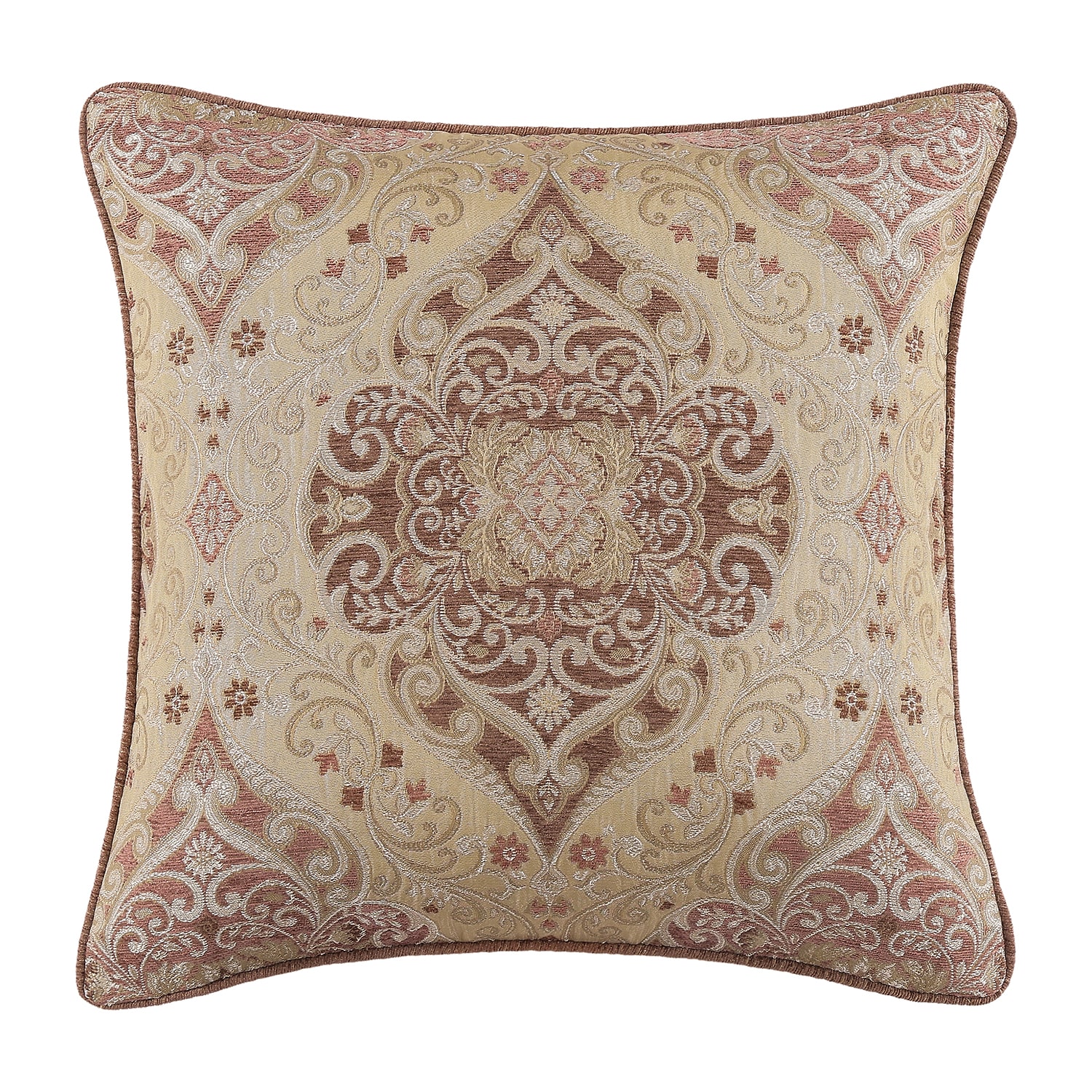 Queen Street Wallace Terracotta Square Throw Pillow