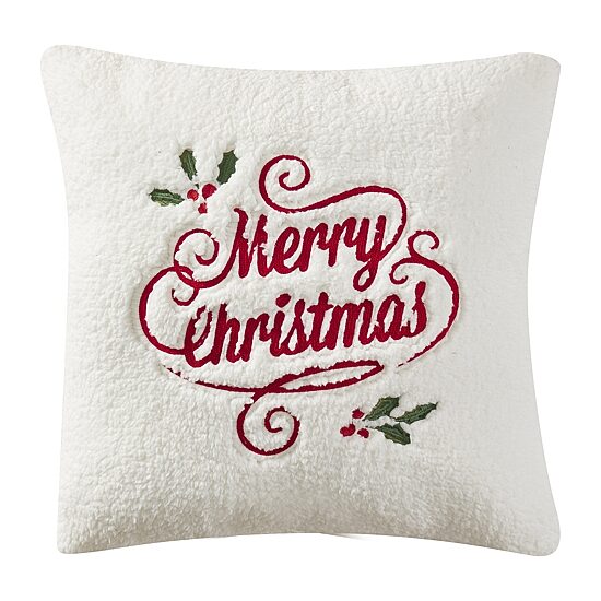Queen Street Holly Square Throw Pillow