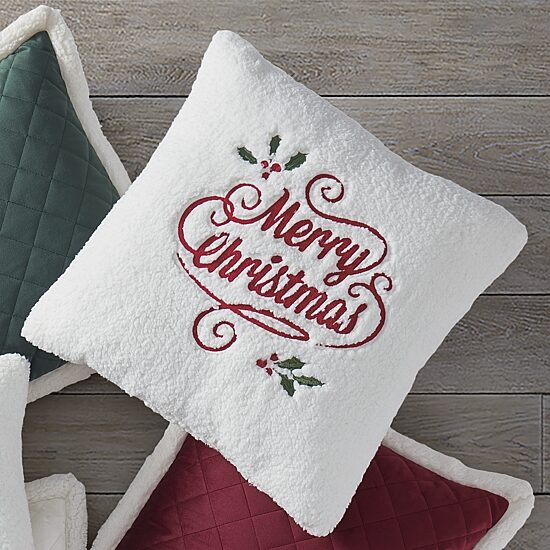 Queen Street Holly Square Throw Pillow