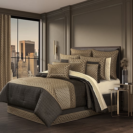 Queen Street Melbourne Bronze Midweight Comforter Set