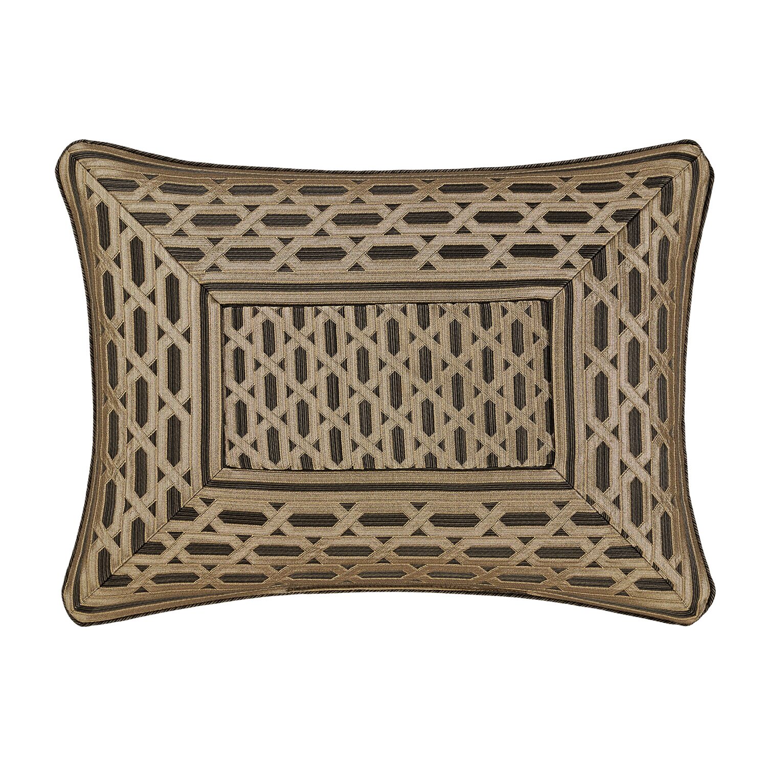 Queen Street Melbourne Bronze Rectangular Throw Pillow