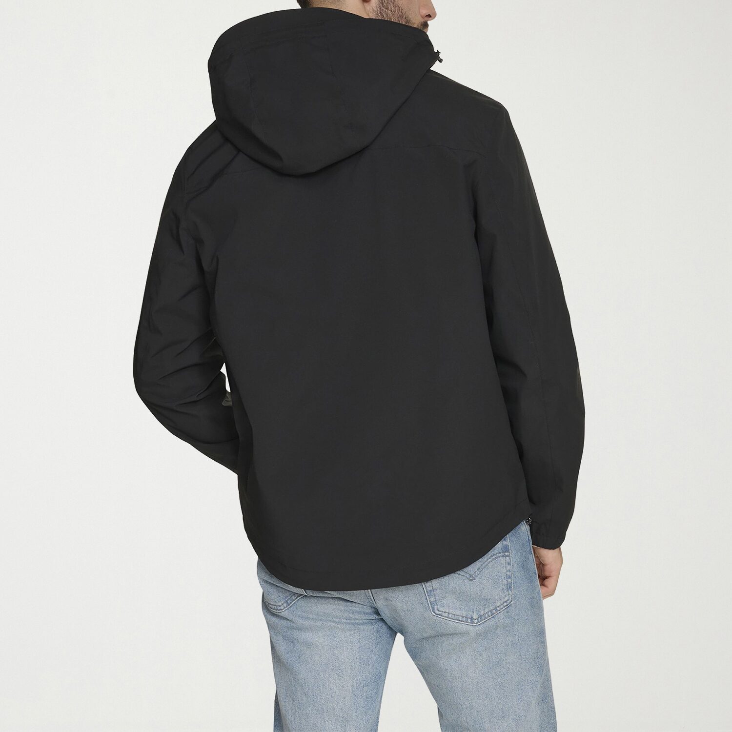 Levi's® Mens Hooded Water Resistant Midweight Raincoat