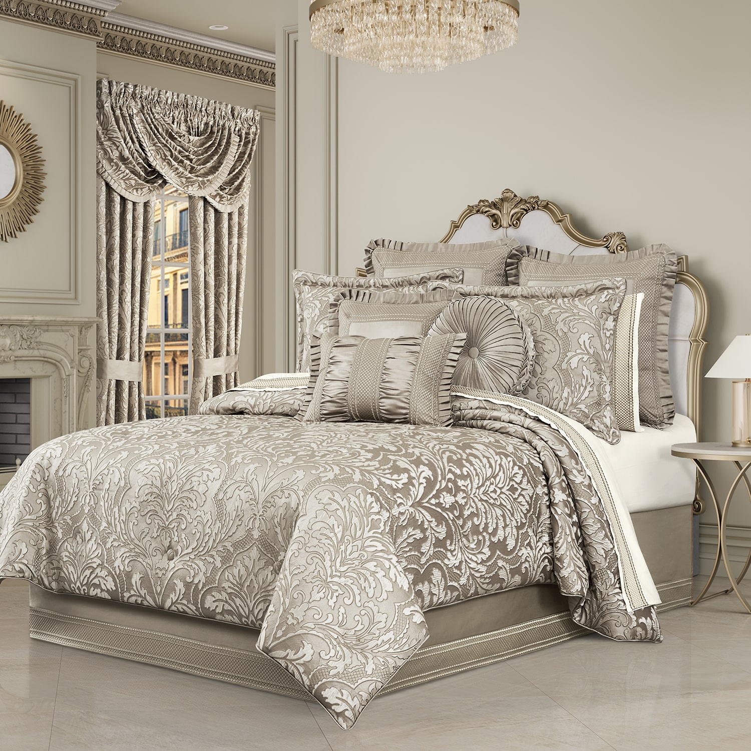 Queen Street Branson Flax 4-pc. Midweight Comforter Set