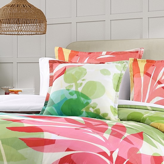 Queen Street Tahiti Square Throw Pillow