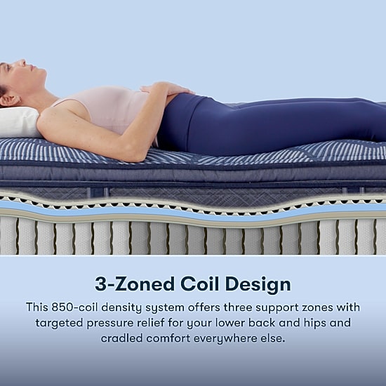 Serta Perfect Sleeper Cobalt Calm 12" Extra Firm Tight Top - Mattress + Adjustable Base
