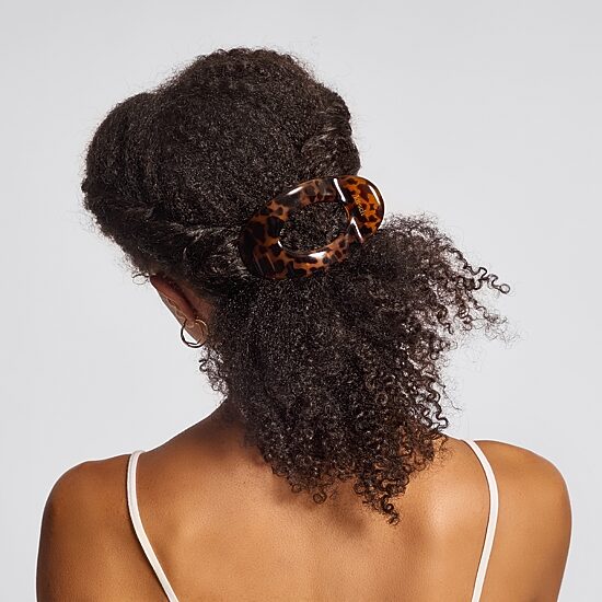 Kitsch Recycled Plastic Small Flat Cloud Clip- Tort