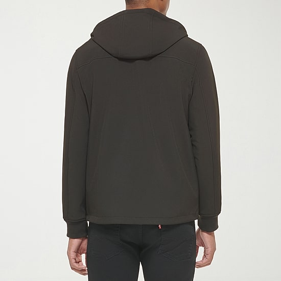 Levi's® Mens Hooded Water Resistant Midweight Softshell Jacket